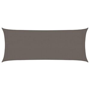 vidaXL Jedro za za&scaron;titu od sunca 160 g/m&sup2; antracit 2 x 5 m HDPE