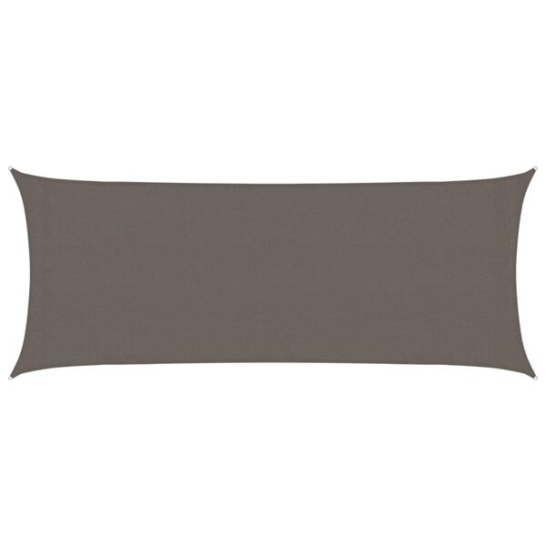 vidaXL Jedro za za&scaron;titu od sunca 160 g/m&sup2; antracit 2 x 5 m HDPE