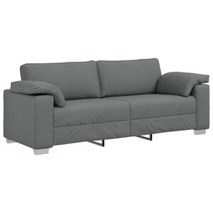 vidaXL Sofa Tamno siva 219 x 80 x 82 cm tkanina