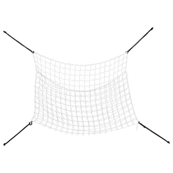 vidaXL Mreže za sijeno 2 kom pravokutne bijele 90 x 60 cm PP