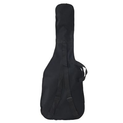 vidaXL Električna gitara za početnike s torbom smeđa-crna 4/4 39 "