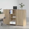 vidaXL Recepcijski stol 155x50x103,5 cm od konstruiranog drva