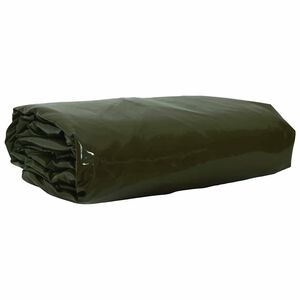 vidaXL Cerada 650g / m&sup2; Maslinastozelena 1 x 2,5 m Platno s PVC premazom