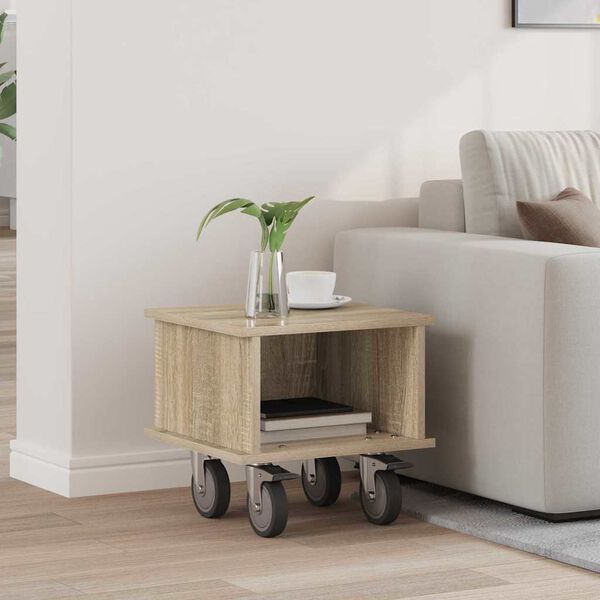 vidaXL TV stalak Sonoma hrast 37 x 35 x 35 cm Konstruirano drvo