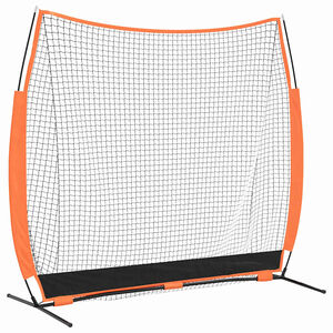 vidaXL Mreža za vježbanje baseballa Crna 250 x 106,5 x 210 cm