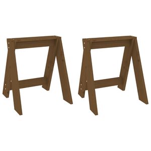 vidaXL Stolci 2 kom boja meda 40x40x45 cm od masivne borovine