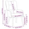 vidaXL fotelja Ružičasta 63 x 67 x 94 cm Baršun