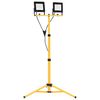 vidaXL LED reflektor sa stativom 2 x 50 W hladni bijeli