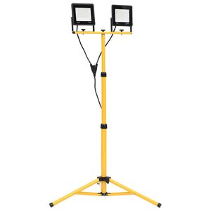 vidaXL LED reflektor sa stativom 2 x 50 W hladni bijeli