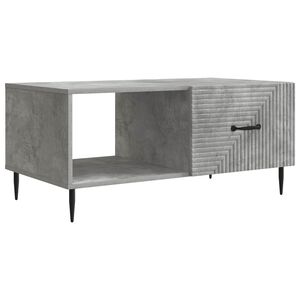 vidaXL Kava Stol Betonska siva 90 x 50 x 40 cm Konstruirano drvo