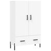 vidaXL Visoka komoda bijela 69,5 x 31 x 115 cm od konstruiranog drva