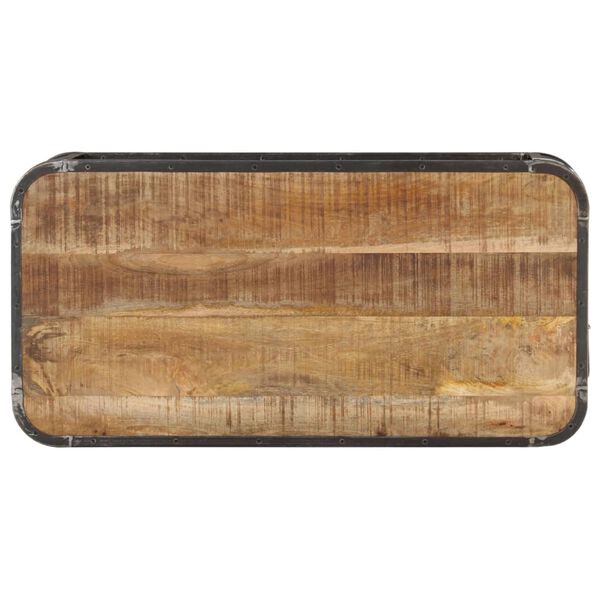 vidaXL Stolić za kavu 100 x 50 x 35 cm od masivnog drva manga