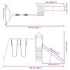 vidaXL Vanjski set za igru od masivne borovine