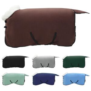 vidaXL Pokrivač za konje Puni tamnosmeđi 105 cm Polartec