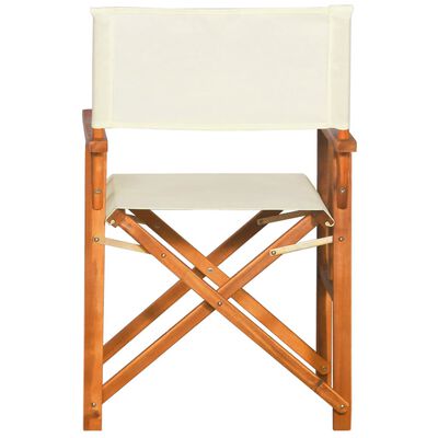 vidaXL Redateljska stolica od masivnog bagremovog drva