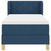 vidaXL Krevet s opruga kutije s madracem Plava 80 x 200 cm tkanina