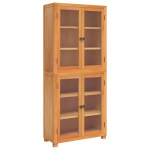 vidaXL Set namje&scaron;taja za pohranu 2 kom. Prirodna 80 x 35 x 185 cm