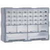 vidaXL Organizator s 38 ladica 52 x 16 x 37,5 cm