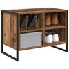 vidaXL Ormar za cipele Staro drvo 60 x 35 x 44 cm Konstruirano drvo