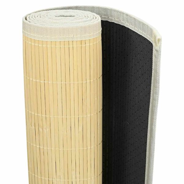 vidaXL Tepih od bambusa 160 x 230 cm prirodna boja