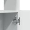 vidaXL Visoka komoda bijela 63x33x100 cm od konstruiranog drva