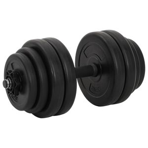 vidaXL 1 jednoručni uteg 15 kg