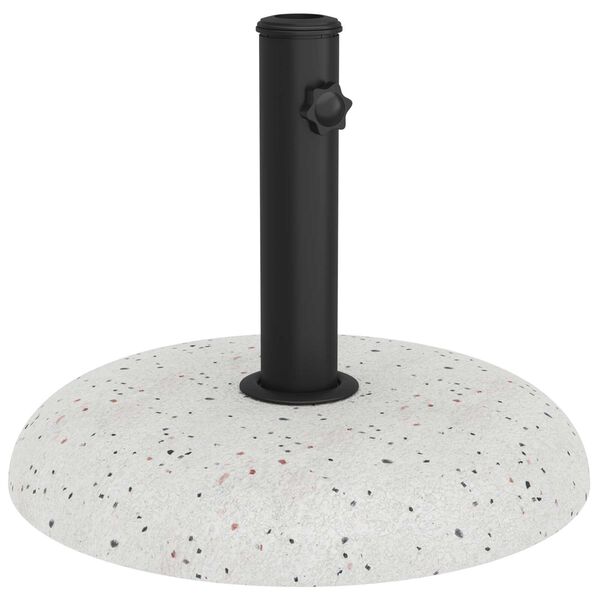vidaXL Baza za suncobran Bijeli Kamen 45 x 45 x 40 cm Beton