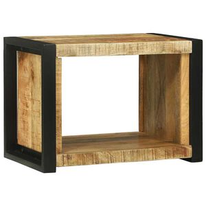 vidaXL Zidna Kocka s pohranom Smeđa 55 x 35 x 40 cm Čvrsto drvo manga
