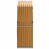 vidaXL Držač za cjepanice izgledom drva 120x45x140 cm pocinčani čelik