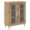 vidaXL Highboard Umjetnički hrast 69,5 x 34 x 180 cm Konstruirano drvo