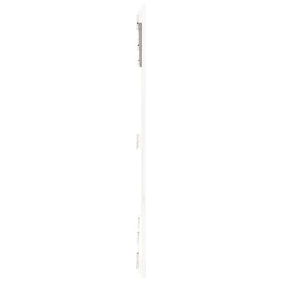 vidaXL Zidno uzglavlje bijelo 166x3x110 cm od masivne borovine
