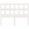 vidaXL Uzglavlje za krevet bijelo 205,5x4x100 cm od masivne borovine