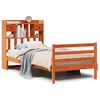 vidaXL Krevet s regalom za knjige bez madraca 75 x 190 cm od borovine