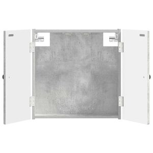vidaXL Kabinet za mete BREDA Betonska siva 52,5 x 10,5 x 53,5 cm