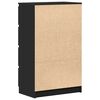 vidaXL Komoda crna 60 x 35 x 98,5 cm od konstruiranog drva