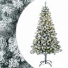 vidaXL Umjetno božićno drvce s nogom 120 cm 150 LED lampica