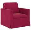 vidaXL Sofa 2 pcs Vinska crvena 198 x 78 x 80 cm Bar&scaron;un