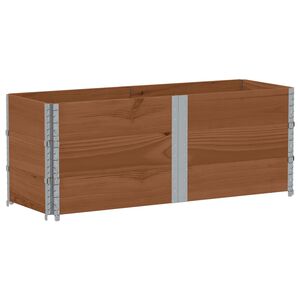 vidaXL Vrtna sadilica smeđa 150x50 cm od masivne borovine