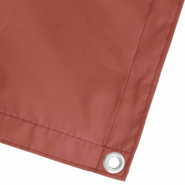 vidaXL Balcony ekran Terakota 110 x 700 cm Oxford tkanina