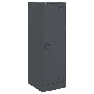 vidaXL Komoda antracit 34,5 x 39 x 107 cm čelična