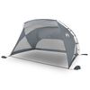 vidaXL &Scaron;ator za plažu sivi 274 x 178 x 170/148 cm 185T poliesterski