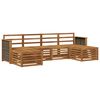 vidaXL Set vanjskih sofa 5 kom.