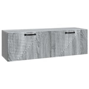 vidaXL TV ormar za zid Siva sonoma 98 x 31 x 30 cm Konstruirano drvo