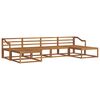 vidaXL Set vanjskih sofa 6 kom. Prirodna Čvrsto drvo akacije