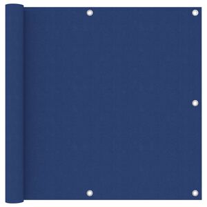 vidaXL Balkonski zastor plavi 90 x 500 cm od tkanine Oxford