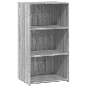 vidaXL Komoda siva boja hrasta 50x41x93 cm konstruirano drvo
