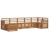 vidaXL Setovi sofa 7 pcs Prirodna Čvrsto drvo akacije