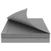 vidaXL Cerada s rupama Svjetlosiva 3 x 4 m 260 gsm PE