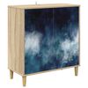 vidaXL Kreveta RAALTE Sonoma 69 x 33 x 75 cm Konstruirano drvo