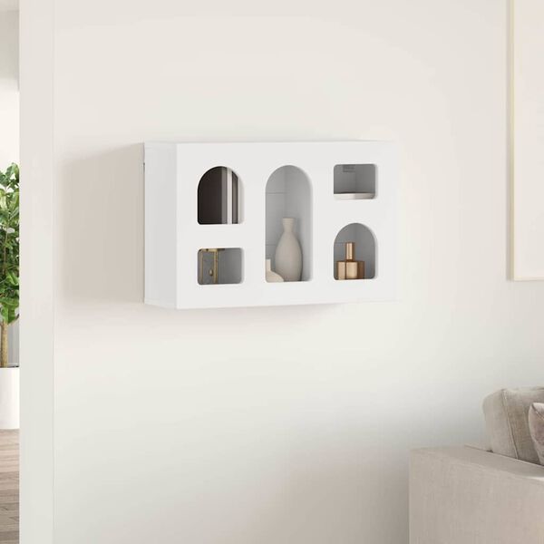 vidaXL Viseći ormarić Zidne Bijelo 60 x 20 x 40 cm Konstruirano drvo